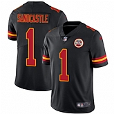 Nike Men & Women & Youth Chiefs 1 Leon Sandcastle Black NFL Vapor Untouchable Limited Jersey,baseball caps,new era cap wholesale,wholesale hats